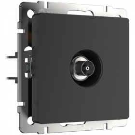 WL ТВ-розетка оконечная (черный матовый)