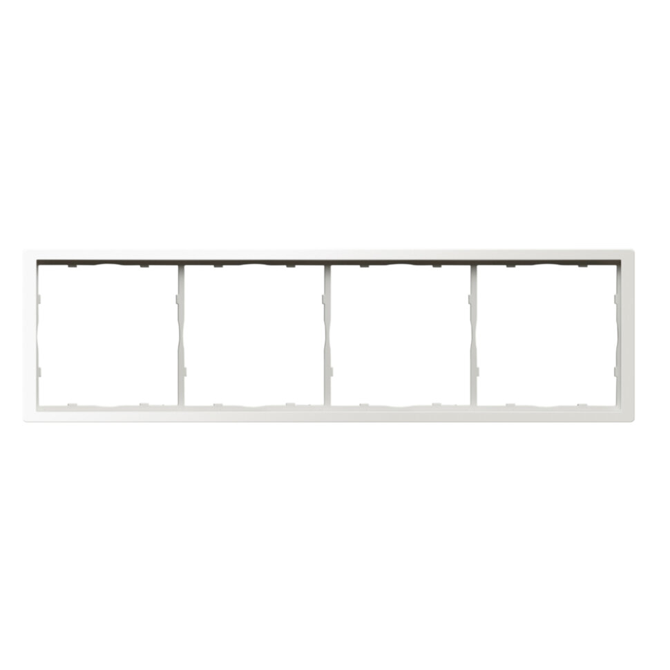 Рамка 4-я, матовый белый