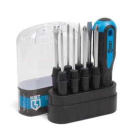 Набор отвертка со сменными стержнями "Мастер" НО-9 (КВТ)