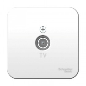 Розетка телевизионная TV ОП Blanca коннектор с изолир. пластиной бел.