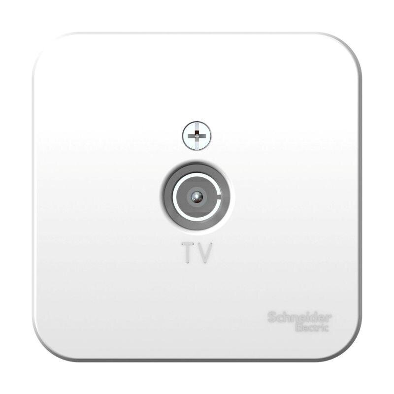 Розетка телевизионная TV ОП Blanca коннектор с изолир. пластиной бел.