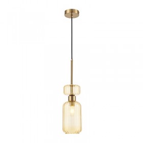 Подвесной светильник  Escada 1141/1S E14*60W Antigue copper/Amber