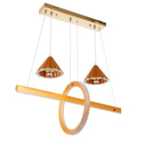 Светильник 1641/4 LED 160Вт 3000-6000К золото 73х29,5х129 см   6254586