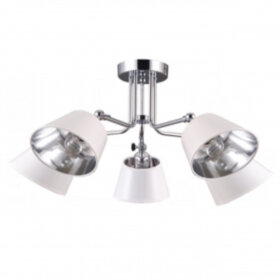 Люстра потолочная 5*40Вт Е14 MD.77173-5-S WH+CH