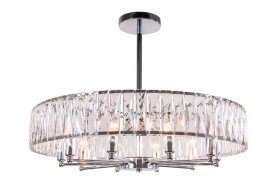 2432R/10A CHR+CL (1) Люстра NW