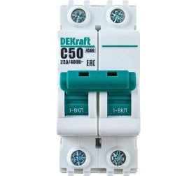 Выключатель автоматический модульный 2п C 50А 4.5кА ВА-101 SchE 11071DEK