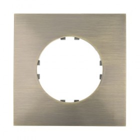 Рамка 1-пост. квадратная  (бронза) LK Vintage-Quadro (100шт.) 1кор.=1000шт.