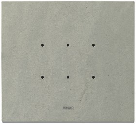 НАКЛАДКА EIKON TACTIL ДЛЯ 3 МОДУЛЕЙ, СЕРЫЙ КВАРЦ ( МИН. 20 ШТ.)