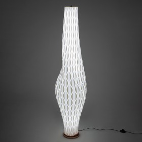 Торшер "Геометрия" 30Вт 6000К белый 38х38х154см   9626193