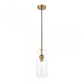 Подвесной светильник  Escada 1141/1S E14*60W Antigue copper/Clear