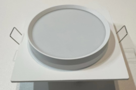 Встраеваемый светилльник 26069 GX53 черный квадрат D105*H40mm