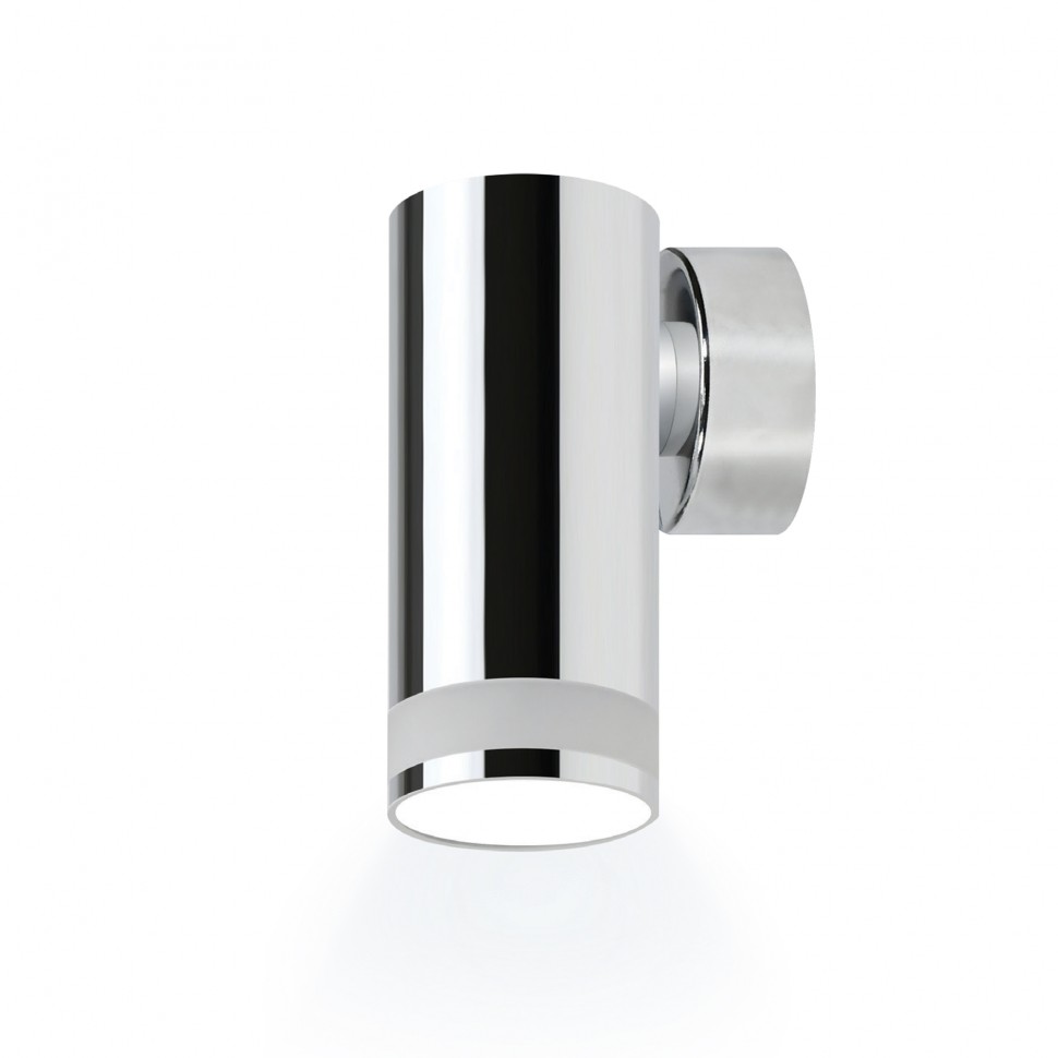 Светильник накладной ARTON, цилиндр, 55х110х85, GU10, алюминий/стекло, хром, Ritter