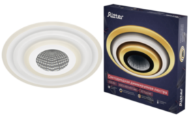 Люстра потолочная светодиодная диммируемая.LUCERA с ДУ,480х480х60мм,100Вт