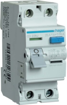 УЗО RCCB 2P 25A 30mA AC Hager