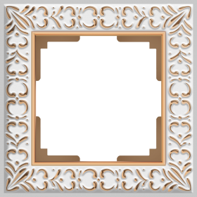 WL белое золото 1 рамка WL07-Frame-01