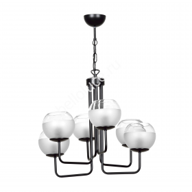 S220/6BK BK+WT (1) Люстра