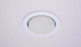 Встраеваемый светилльник 3L GX53 белый  круг D106*H22mm