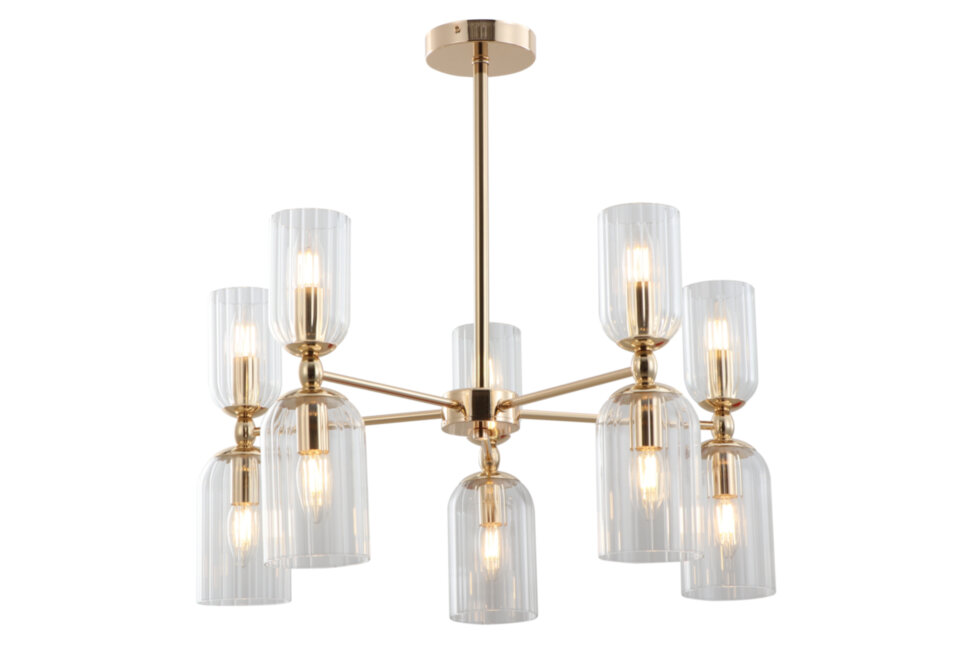 Люстра подвесная 10*40ВТ Е14 SWT D640H570 *