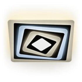 Люстра светодиодная Ritter TRAMPOLI, 100Вт, диммируемая, с пультом управления, цвет белый, 52224 9