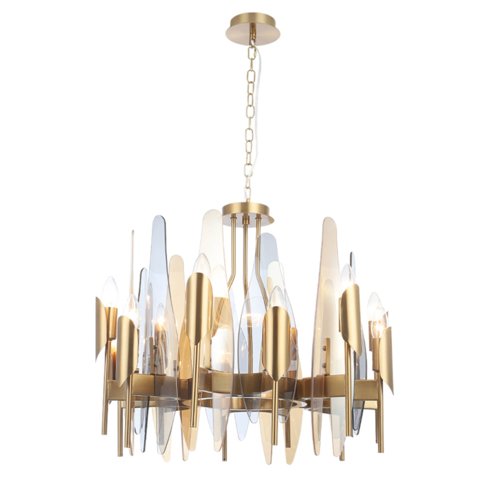 CRYSTAL LUX Люстра CASA SP-PL12 BRASS