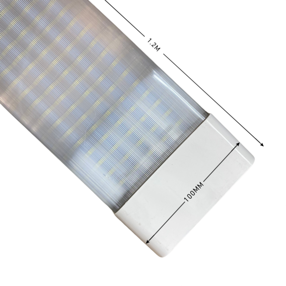 ЭКО R SB 100W 6500K Позрачный накладные 1200мм