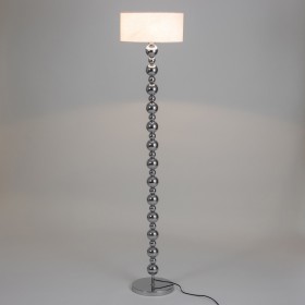 Торшер "Пирамидка" Е27 серебро 48х48х156 см   9866906