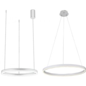 Подвес Kink Light 08213,01A (4000K) ТОР белый d60 h150 Led 33W (4000K)