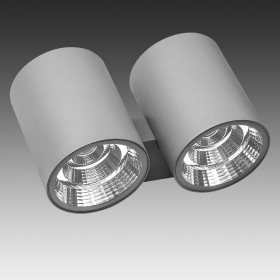 372694 Светильник PARO LED2*2*15W 40G СЕРЫЙ 4000К IP65 (в комплекте)