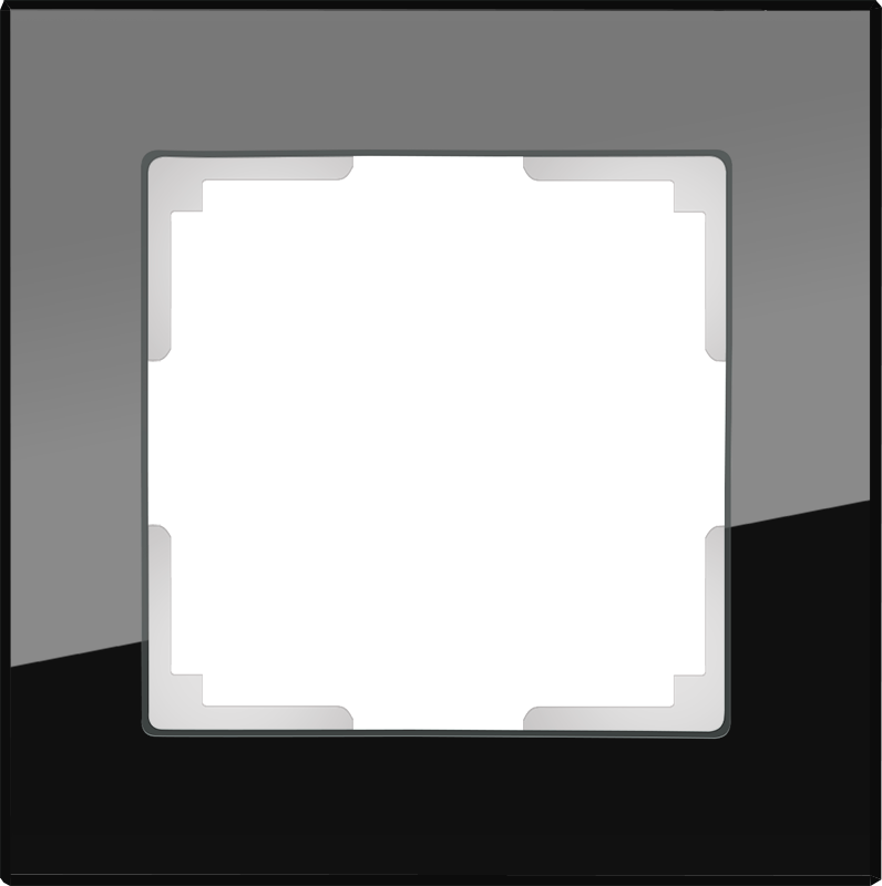 WL черный,стекло 1 рамка WL01-Frame-01