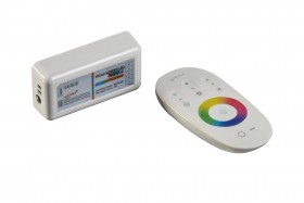 Пульт RGB белый touch screen