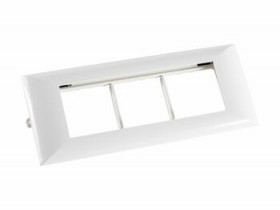 PM-45/6 Cуппорт для розетки 45х45 6 модулей (1шт) 1кор.=78шт. Экопласт