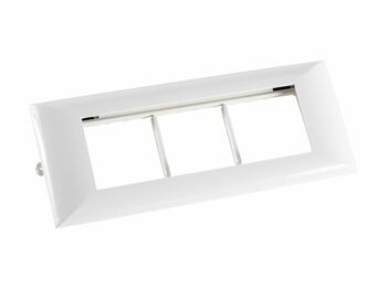 PM-45/6 Cуппорт для розетки 45х45 6 модулей (1шт) 1кор.=78шт. Экопласт