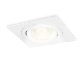 Светильник точечный  GU10 1*12Вт  LY6052 MR16 WH Aluminum (92*92*H24m)