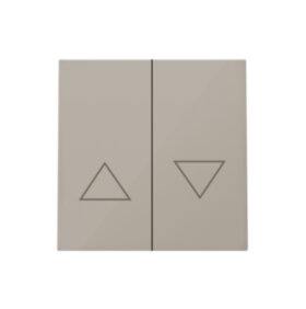 Клавиша 2-я со стрелками для жалюзи, матовый кашемир, серия DA