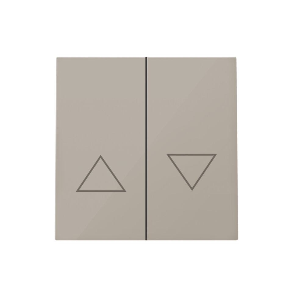 Клавиша 2-я со стрелками для жалюзи, матовый кашемир, серия DA