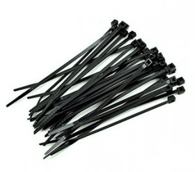 Кабельная стяжка (хомут) 2,5х100мм нейлон (черный) (100 шт./уп.) (500)
