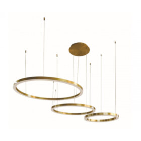 Подвес диммируемый Ровена золото d40+60+80 h150 Led 110W 08253,33PA 3000K