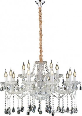 8232/10+5C+W CHROME+WHITE (2) Люстра