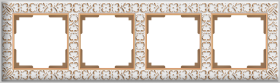WL белое золото 4 рамка WL07-Frame-04