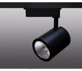 Трековый светодиодный светильник Track-114 (220v.черный корпус,50W. однофазный,дневной)