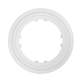 Рамка 1-пост. круглая (бел.) LK Vintage-Classic (100шт.) 1кор.=1000шт.