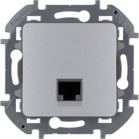 Механизм розетки информационной 1445161 RJ45 Inspiria CAT.5 UTP алюм. Leg 673827