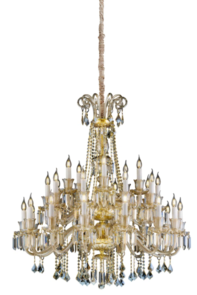 8246/14+10+5C COGNAC (1) Люстра