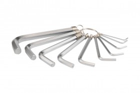 Ключи шестигранные YATO HEX (1,5; 2,0; 2,5; 3,0; 4,0; 5,0; 6,0; 7,0; 8,0; 10,0  мм) (10 шт.) (на кольце) CrV