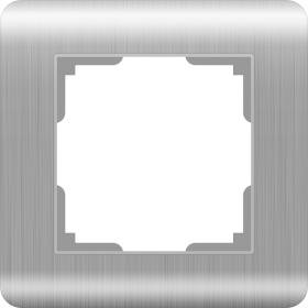 WL серебряный рифленный 1-ая рамка WL12-Frame-01