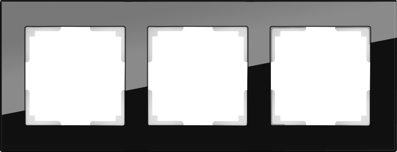WL черный,стекло 3 рамка WL01-Frame-03