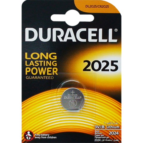 Батарейки DURACELL DL2025 1шт
