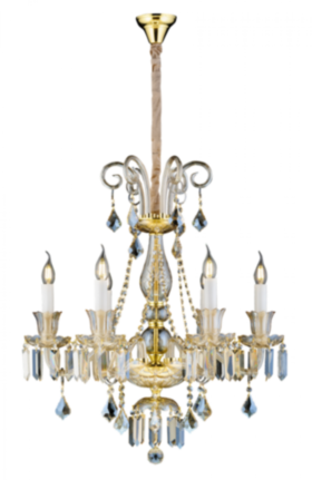 8246/6C COGNAC (1) Люстра