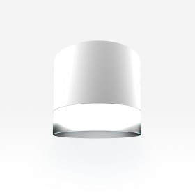 Светильник накладной ARTON, цилиндр, 85х70, GX53, алюминий/стекло, белый, Ritter