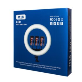 Кольцевая LED селфи лампа M18
